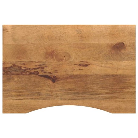 Dessus de bureau avec courbe 80x50x2,5 cm manguier massif brut 559448559448