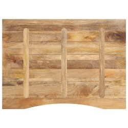 Dessus de bureau avec courbe 100x80x2,5 cm manguier massif brut 559449559449