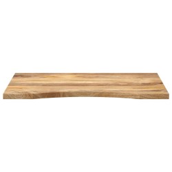 Dessus de bureau avec courbe 80x60x2,5 cm manguier massif brut 559450559450