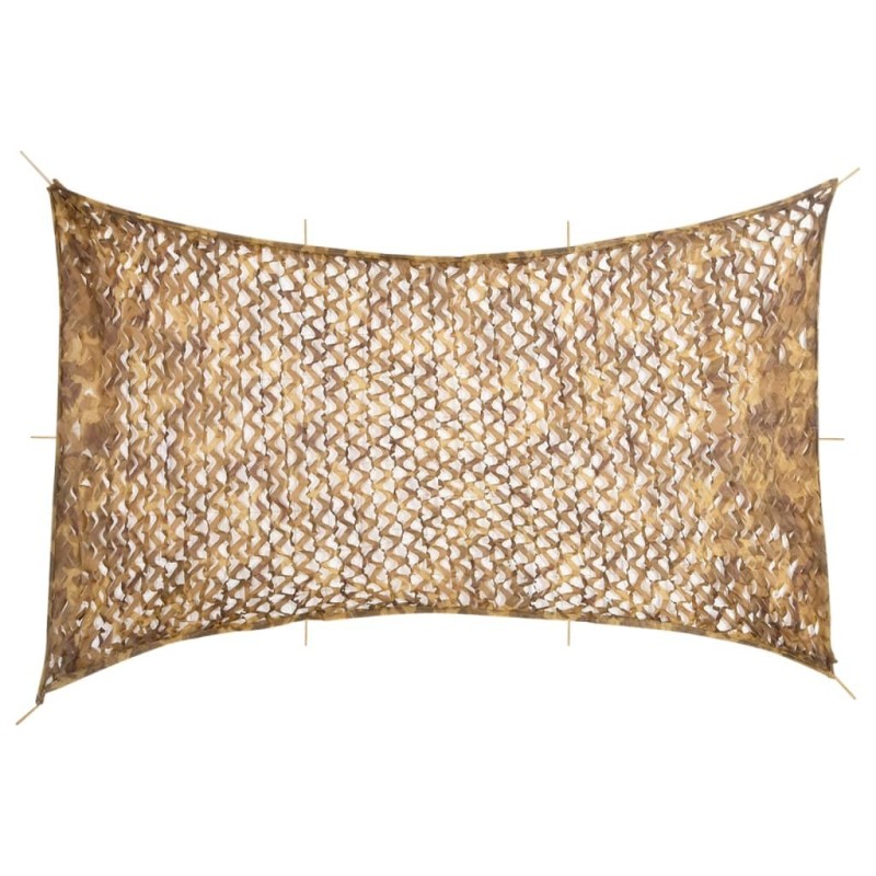 Filet de camouflage avec sac de rangement 600x414 cm sable 559465559465