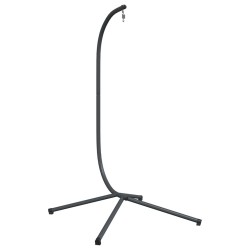 Support de chaise suspendue en forme d'œuf sans panier Acier anthracite 559479559479