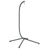 Support de chaise suspendue en forme d'œuf sans panier Acier anthracite 559479559479