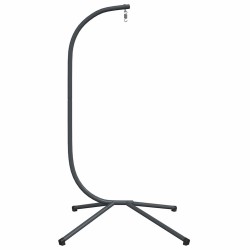 Support de chaise suspendue en forme d'œuf sans panier Acier anthracite 559479559479