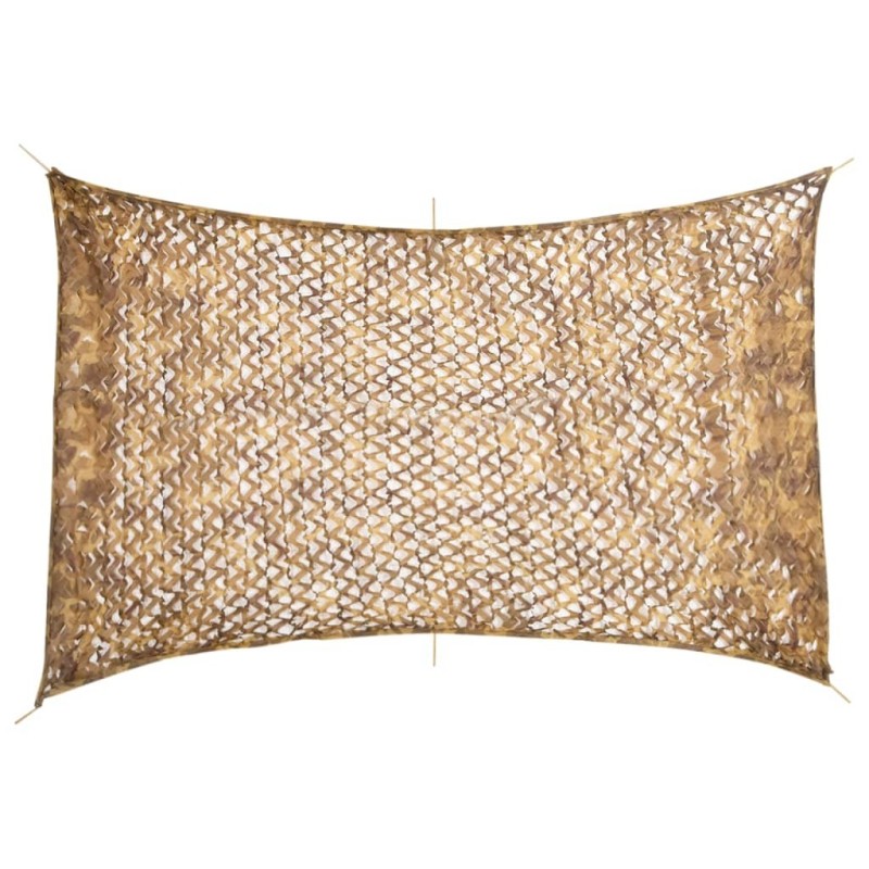 Filet de camouflage avec sac de rangement 410x285 cm sable 559509559509