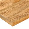 Dessus de table 60x60x2,5 cm bord vif bois massif manguier brut 559512559512