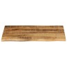 Dessus de table 80x60x2,5 cm bord vif bois massif manguier brut 559514559514