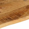 Dessus de table 80x60x2,5 cm bord vif bois massif manguier brut 559514559514