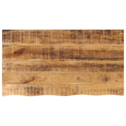 Dessus de table 110x60x2,5cm bord vif bois massif manguier brut 559517559517