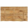 Dessus de table 110x60x2,5cm bord vif bois massif manguier brut 559517559517