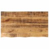 Dessus de table 120x60x2,5cm bord vif bois massif manguier brut 559518559518