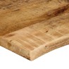 Dessus de table 120x60x2,5cm bord vif bois massif manguier brut 559518559518
