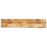 Dessus de table 160x40x2,5cm bord vif bois massif manguier brut 559520559520