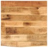 Dessus de table 40x40x2,5 cm bord vif bois massif manguier brut 559521559521