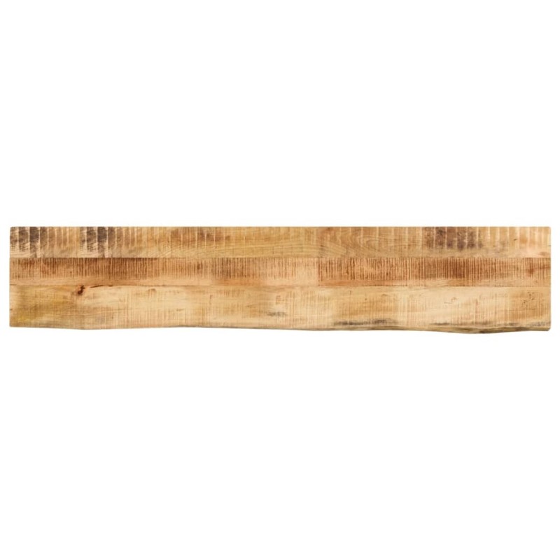 Dessus de table 180x30x2,5cm bord vif bois massif manguier brut 559524559524