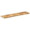Dessus de table 160x30x2,5cm bord vif bois massif manguier brut 559527559527