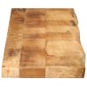 Dessus de table 160x30x2,5cm bord vif bois massif manguier brut 559527559527