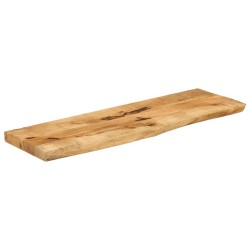 Dessus de table 120x30x2,5cm bord vif bois massif manguier brut 559528559528