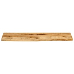Dessus de table 120x30x2,5cm bord vif bois massif manguier brut 559528559528