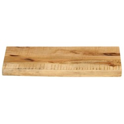 Dessus de table 60x30x2,5 cm bord vif bois massif manguier brut 559529559529