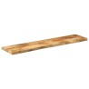 Dessus de table 160x20x2,5cm bord vif bois massif manguier brut 559530559530