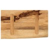 Dessus de table 40x30x2,5 cm bord vif bois massif manguier brut 559531559531