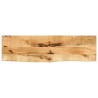 Dessus de table 120x40x2,5cm bord vif bois massif manguier brut 559536559536