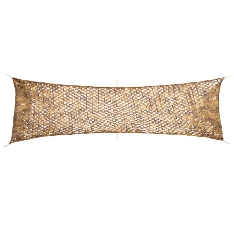 Filet de camouflage avec sac de rangement 519x142 cm sable 559540559540