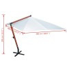 Parasol 300 x 400 cm Blanc 559542559542
