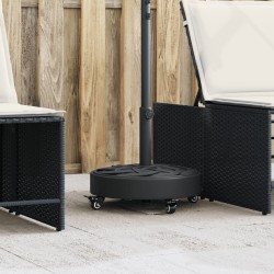 Base de parasol avec roues pour mâts Ø38 / 48 mm 27 kg rond 559544559544