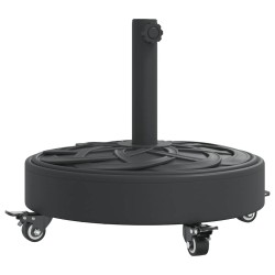 Base de parasol avec roues pour mâts Ø38 / 48 mm 27 kg rond 559544559544