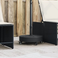 Base de parasol avec roues pour mâts Ø38 / 48 mm 27 kg rond 559550559550