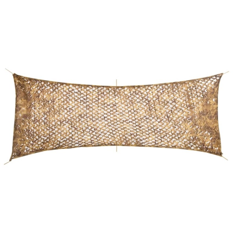 Filet de camouflage avec sac de rangement 525x205 cm sable 559553559553