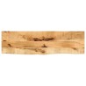 Dessus de table 100x40x2,5cm bord vif bois massif manguier brut 559555559555