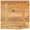 Dessus de table 80x80x2,5 cm bord vif bois massif manguier brut 559557559557