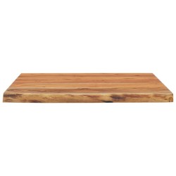 Comptoir de salle de bain 60x60x2,5 cm carré bois massif acacia 559566559566
