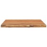 Comptoir de salle de bain 60x60x2,5 cm carré bois massif acacia 559566559566