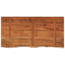 Comptoir de salle de bain 120x60x2,5 cm rectangulaire acacia 559567559567