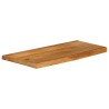 Dessus de table à bord vivant 80x40x2,5 cm bois massif manguier 559569559569