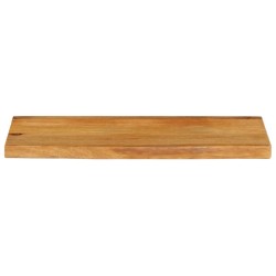 Dessus de table à bord vivant 80x20x2,5 cm bois massif manguier 559572559572