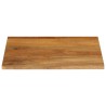 Dessus de table à bord vivant 40x40x2,5 cm bois massif manguier 559574559574