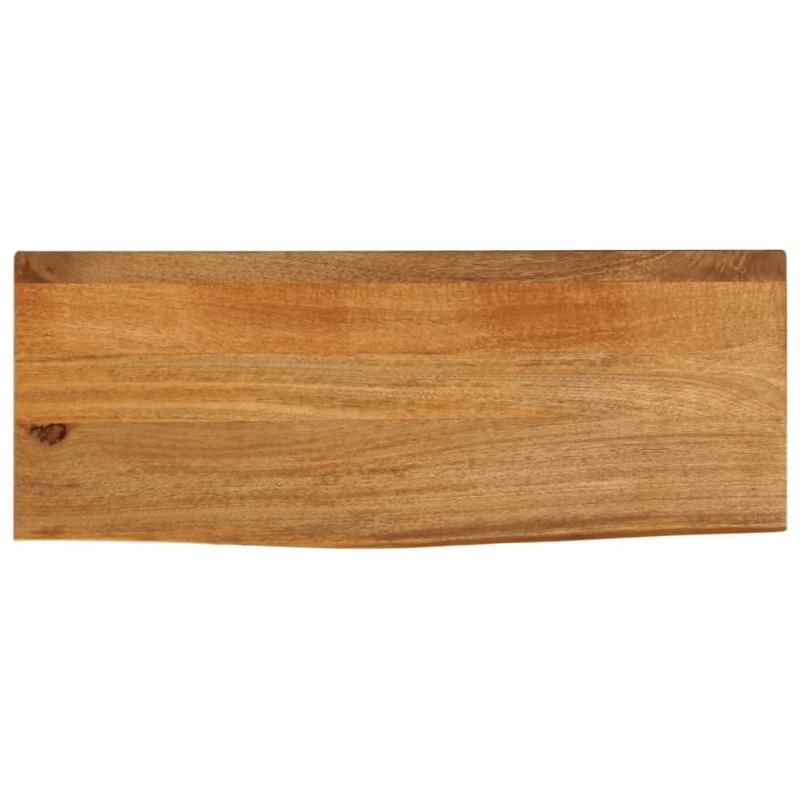 Dessus de table à bord vivant 70x40x2,5 cm bois massif manguier 559578559578