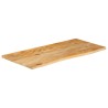 Dessus de table à bord vivant 110x60x3,8cm bois massif manguier 559587559587