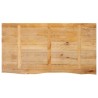 Dessus de table à bord vivant 110x60x3,8cm bois massif manguier 559587559587