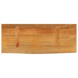 Dessus de table à bord vivant 70x20x2,5 cm bois massif manguier 559588559588