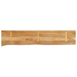Dessus de table à bord vivant 140x40x3,8cm bois massif manguier 559593559593