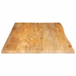 Dessus de table à bord vivant 120x60x2,5cm bois massif manguier 559599559599