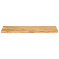 Dessus de table à bord vivant 110x40x2,5cm bois massif manguier 559604559604