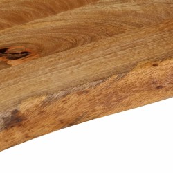 Dessus de table à bord vivant 110x40x2,5cm bois massif manguier 559604559604