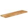 Dessus de table à bord vivant 120x30x2,5cm bois massif manguier 559606559606