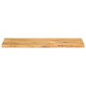 Dessus de table à bord vivant 120x30x2,5cm bois massif manguier 559606559606